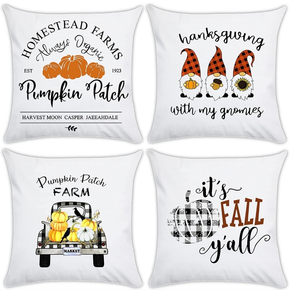 Holiday Gnome Pillow Covers